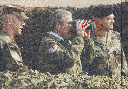 Bush ja kiikarit